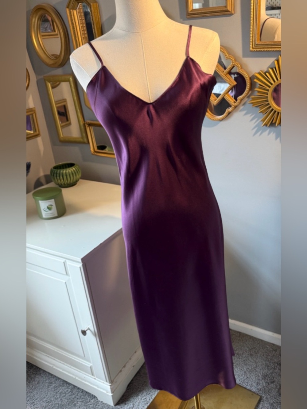 Cami NYC Raven Dress in Amethyst color Small NWT